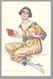 Cpa...illustrateur Italien...Bompard .S...art Nouveau...femme Lectrice... - Bompard, S.