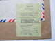 Hong Kong 1985 Air Mail Firmenbrief Universal Trading Corporation Printed Matter Nach Penang Malaysia  No Commercial Val - Storia Postale