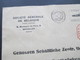 Belgien 1934 Luchtpost Roter Freistempel Fr. 17,5 B 444 An Die Genossenschaftliche Zentralbank Saarbrücken Sarre - Other & Unclassified