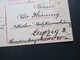 Rumänien 1922 Ganzsache P 78 Krönungskarte Nach Leipzig An Die Orthofon Holzblasinstrumenten Fabrik - Lettres & Documents