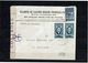 LCTN59/LE/PM - SYRIE LETTRE  ALEP / TUNIS 20/2/1945 AVEC FISCAL 5pi BLEU SURCHARGE - Syria