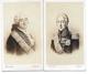 LES ROIS LOUIS XVI ET CHARLES X - CDV PHOTOS NEURDEIN PARIS - LOT DE 2 - Célébrités