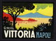 NAPOLI Hotel VITTORIA Luggage Label - 8,5 X 6 Cm (see Sales Conditions) - Hotel Labels