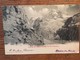 CPA, SUISSE, "Aufstieg Zur Matterhornhütte Mit Dent Blanche", éd Burgy, 1902, Timbres, Cachets Et Tampon Chaux De Fonds - Autres & Non Classés