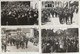 Rare 4 Photos  Départ En Groupe D'Aviateurs Et Clergé  à Lourdes  En 1937 - Altri & Non Classificati