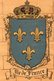 Par Barday Dayez. 4 CPA. Coiffes Anciennes, Anjou, Touraine, En Cadeau Blason Ile De France. - Amtsberg, Otto