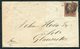 GB 1d Red Imperf, 4 Margin, "H-F" Cover - Gloucester - Covers & Documents