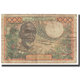 Billet, West African States, 1000 Francs, KM:103Aa, TB - West African States