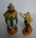 LOT 2 FIGURINES PEINTES MAKO MOULAGE ASTERIX ET OBELIX 1989 OU 1995 FIGURINE - Astérix & Obélix