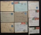 Lot De 10 Lettres Pour La Suisse Ouvertes Par L'autorité Militaires (censure) 1ere Guerre Mondiale, Différents Cachets - 1877-1920: Semi-moderne Periode