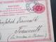 Schweden 1899 Schiffspost Linie Sassnitz - Trelleborg Mit Stempel Vom 22.7.1899 Fährverbindung Porzellanfabrik Fraureuth - Cartas & Documentos