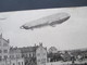 DR 1913 Das Zeppelin Luftschiff Sachsen über Zittau LZ 17 Fstpostkarte Verkehrs Verein Zittau Hapag Delag Aus Dem Bedarf - Dirigeables