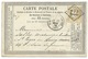 N° 59 CERES BISTRE SUR CARTE POSTALE / CASTRES POUR ST LEGER DU BOURG DENIS 1873 - 1877-1920: Semi Modern Period