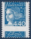 Marianne Luquet N° 3095**  4fr40 Bleu Variété De Piquage Très Décalé TTB Signé Calves - Unused Stamps