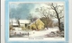 "  WINTER AFTERNOON  " TRES JOLIE CARTE POSTALE ANGLAISE AVEC CALENDRIER DE L'ANNEE 1976  .  2 SCANES - Sonstige & Ohne Zuordnung