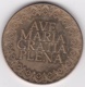 75. Paris. Medaille Cathédrale Notre Dame De Paris Ave Maria Gratia Plena - Non-datés