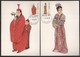 Taiwan (Formosa)- Maximum Card –Traditional Chinese Costume (4V) 1985 - Cartoline Maximum