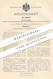 Original Patent - Lisette Moll , Augsburg , 1900 , Sitzbadewanne | Badewanne , Dusche , Wanne , Bad , Bäder !! - Historische Dokumente