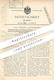 Original Patent - Carl Lohmann , Gelsenkirchen , 1906 , Hahnstöpselverschluss F. Flasche | Gas , Gasflasche , Verschluss - Historische Dokumente