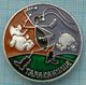 USSR / Soviet Union / Badge / RUSSIA. Fairy Tale. Cockroach. Fauna. Elephant. Hippo. - Tiere