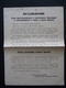 WWII WW2 Flugblatt Tract Leaflet Листовка German Propaganda Against USSR   FREE SHIPPING - 1939-45