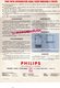 75- PARIS- RARE PUBLICITE PHILIPS ECLAIRAGE RADIO - REFRIGERATEUR 50 AVENUE MONTAIGNE 1953 - Advertising