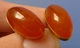 Delcampe - Vintage USSR Jewelry Honey Baltic Amber CUFFLINKS Gold Plated Marked YAK #13m - Other & Unclassified