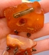 Delcampe - Vintage Jewelry Multi-Color Natural Baltic Amber Gems Charm BROOCH W Hole 23g #7k - Brooches