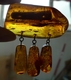 Vintage Jewelry Natural Yellow Honey Cognac Baltic Amber Gems Big BROOCH Charm 23g #16k - Brooches