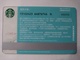 China Gift Cards, Starbucks, 100 RMB, 2019 (1pcs) - Gift Cards