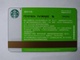 China Gift Cards, Starbucks,500 RMB,  2018 ,(1pcs) - Gift Cards