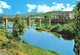34849. Postal MIRANDA De EBRO (Burgos) 1966. Puente De Carlos III Sobre El Ebro - Cartas & Documentos