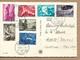 LIECHTENSTEIN 1962 PC Sent To Italy With 7 Stamps Sc#336-342 PC USED - Lettres & Documents