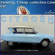 Neuf Citroën Ami 6 Bleu 1961 1/24 Auto Vintage N°10 Métal - Other & Unclassified