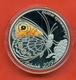 Kazakhstan 2019.Lot Of Two Commemorative Coins "Butterfly" -100 Tenge In A Blister And 200 Tenge With Coloring In A Box. - Kazakhstan