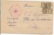 1940 - 1c SEMEUSE RARE SUR LETTRE De NICE NOTRE-DAME (ALPES MARITIMES) => VICHY - 1921-1960: Période Moderne