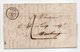 - Lettre BAVAY Pour MAUBEUGE (Nord) 7 JANV 1843 - Cachet Type 12, Demi-fleurons - Taxe Manuscrite 2 Décimes - - 1801-1848: Précurseurs XIX