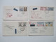 CSSR 1950 - 69 Belegeposten 500 FDC Teils Echt In Die DDR Gelaufen. Einschreiben / Luftpost Auch Zollstempel Celnice - Collections (sans Albums)