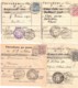 1927/1933, Money Orders Sent From Diffenrent Mostly Small Towns In Latvija - Lettland