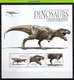 Delcampe - Nff219c FAUNA PREHISTORIC ANIMALS DINOSAURUS TRICERATOPS TYRANNOSAUR DINOSAURS PRÄHISTORISCHE TIERE UGANDA 2012 PF/MNH # - Prehistorics