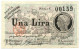 1 LIRA BIGLIETTO FIDUCIARIO BANCA DELL'ASSOCIAZIONE MUTUA ROMANA SPL+ - Altri & Non Classificati