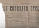 LE VELO ILLUSTRE N°1 - 01 1898 & 1ère PAGE N°1 JOURNAL LE COURRIER CYCLISTE - CORDANG - LUDOVIC MORIN - SALON DU CYCLE - Revistas - Antes 1900