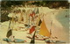 BERMUDA - SUNFISH SAIL BOATS AT THE REEFS BEACH CLUB AFTER A RACE - PUB. BY BERMUDA DRUG. - 1950s/60s  (BG6494) - Bermudes