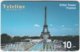 SWITZERLAND D-108 Prepaid Teleline - Landmark, Eiffel Tower - Used - Suisse