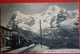 SWITZERLAND - WENGERNALP , TRAIN AT STATION 1927 - Trenes