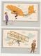 6 Chromos Timbre TINTIN « VOIR & SAVOIR » L'aviation Série 1 - Andere & Zonder Classificatie