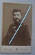 Photo ABL CDV Gd Format Officier Armée Belge Photographe Armand DANDOY Namur Baudrier Médaille Armée Belge Leger - Anciennes (Av. 1900)