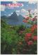 St Lucia Pitons Twin Mountains Postcard - Saint Lucia