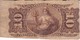 BILLETE DEL BANCO ESPAÑOL EN CUBA DE 10 CENTAVOS DEL AÑO 1883 (BANKNOTE) - Cuba