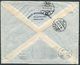 1937 India Airmail Cover Karachi - Vienna Austria Via Athens Greece - 1936-47 Koning George VI